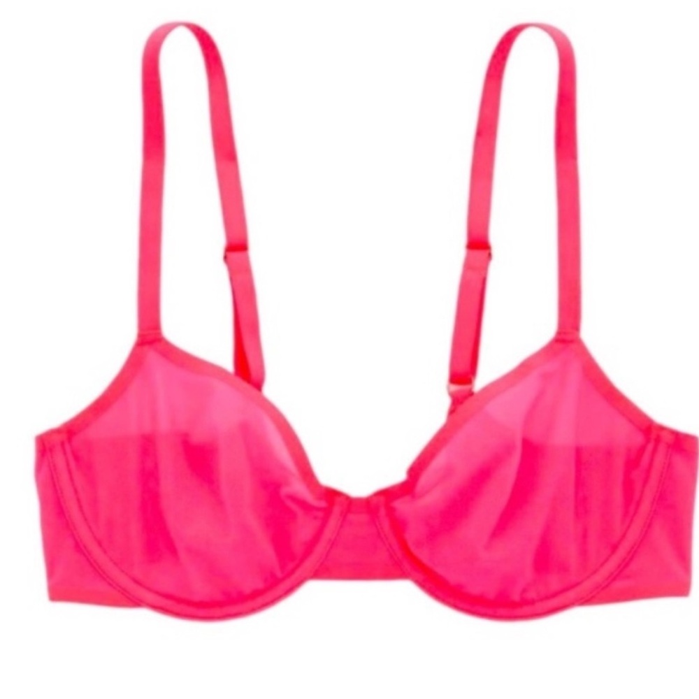Smoothez by Aerie Unlined Underwire Bra. Hot Pink. NWT